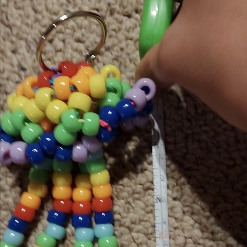 Colorful Beaded Keychain - Picture 4 of 5